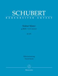 Stabat Mater in G minor D 175 (Vocal Score)