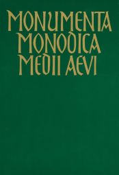 Monumenta Monodica Medii Aevi, Subsidia 8 Troparia tardiva II