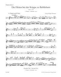 Die Hirten bei der Krippe zu Bethlehem (TVWV 1:797) (Wind Set)