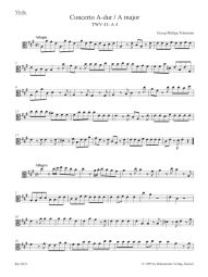 Concerto in A major (TWV 43:A4) (Viola)