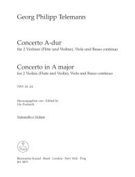 Concerto in A major (TWV 43:A4) (Cello/Bass)