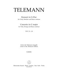 Concerto for Viola in G major (TWV 51: G9) (Cembalo)
