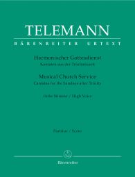 Der Harmonische Gottesdienst Pentecost Cantatas High Voice (Score & Parts)