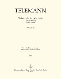 Christus, der ist mein Leben (TVWV 1:138) (Cello/Bass)