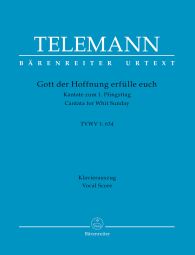 Gott der Hoffnung erfülle euch (TVWV 1:634) (Vocal Score)