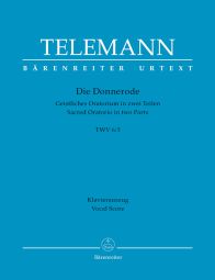 Die Donnerode (TVWV 6:3) (Vocal Score)