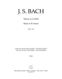 Mass in B minor NEW EDITION (BWV 232) (Viola)