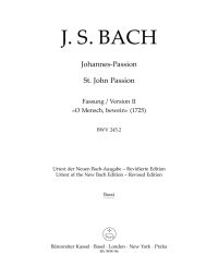 St John Passion (O Mensch, bewein) (BWV245.2) Version from 1725 (Cello/Bass)