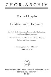 Laudate pueri Dominum (Full Score)