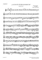 Laudate pueri Dominum (Violin I)