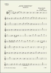 Nunc dimittis (Horn I)