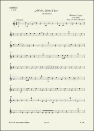 Nunc dimittis (Horn II)