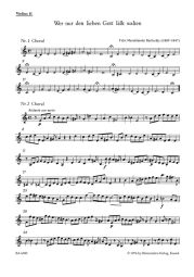 Wer nur den lieben Gott lässt walten (Violin II)