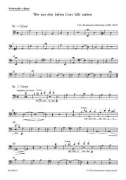 Wer nur den lieben Gott lässt walten (Cello/Bass)
