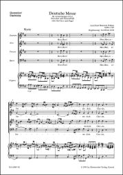 Deutsche Messe. Kyrie / Herr, erbarme dich - Gloria / Ehre sei Gott in der Höhe (Vocal Score)