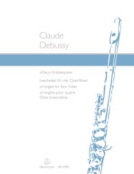 Deux Arabesques arranged for four Flutes (Score & Parts)