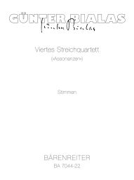 String Quartet No. 4 (Assonanzen) (Parts)
