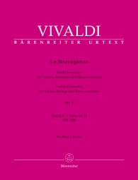 La Stravaganza Op.4 Volume 2 (Nos 7-12) (Full Score)