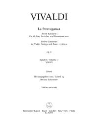 La Stravaganza Op.4 Volume 2 (Nos 7-12) (Violin II)