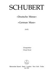 German Mass D 872 (Choral Score)