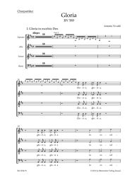 Gloria RV 589 (Choral Score)