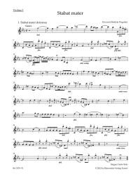 Stabat mater (Violin I)