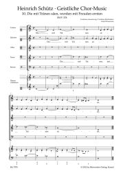 Die mit Tränen säen SWV 378 No.10 from Geistliche Chor-Music