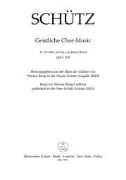 So fahr ich hin zu Jesu Christ SWV 379 No.11 from Geistliche Chor-Music