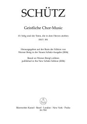 Selig sind die Toten, die in dem Herren sterben SWV 391 No.23 from Geistliche Chor-Music