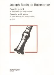 Sonata in G minor Op.44/4 for Treble Recorder & Basso continuo