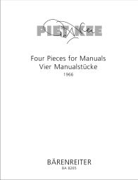 Four Pieces for Manuals