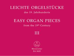 Easy Organ Pieces from the 19th Century, Book 3