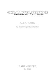 All' Aperto for mixed Chorus