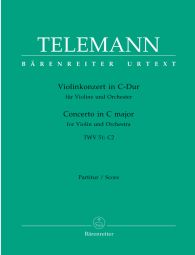Concerto for Violin in D (TWV 51: D10) Score