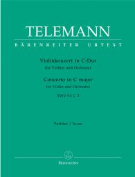Concerto for Violin in C (TWV 51: C2) Score