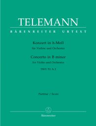 Concerto for Violin in B minor (TWV 51: h2) Score