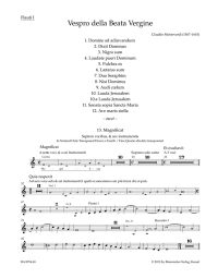 Vespers 1610, Vespro della Beata Vergine Wind set