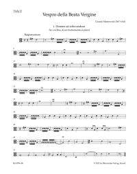 Vespers 1610, Vespro della Beata Vergine Viola II