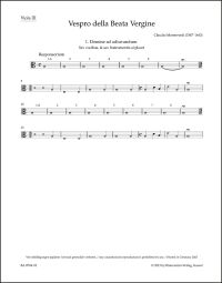 Vespers 1610, Vespro della Beata Vergine Viola III