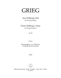 Holberg Suite (From Holberg's Time) Op.40 (Viola)