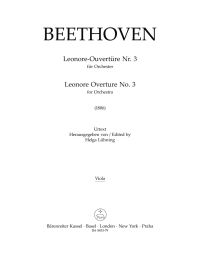 Leonore Overture for Orchestra No.3 Op.72 (1806) (Viola)