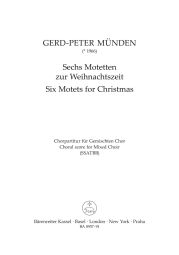 Six Motets for Christmas Chorus Score (SSATBB)