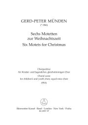 Six Motets for Christmas Chorus Score (SSA)