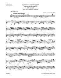 Messe solennelle (Ste Cécile) (Violin I)