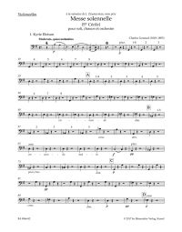 Messe solennelle (Ste Cécile) (Cello)