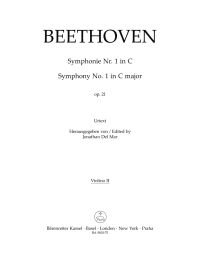 Symphony No.1 in C major Op.21 (Violin II)