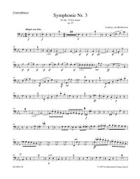 Symphony No.3 in E-flat major Op.55 (Eroica) (Double Bass)