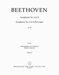 Symphony No.4 in B-flat major Op.60 (Violin I)