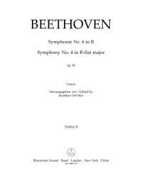 Symphony No.4 in B-flat major Op.60 (Violin II)