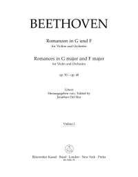 Romances for Violin and Orchestra Op.40 and Op.50 (Violin I)